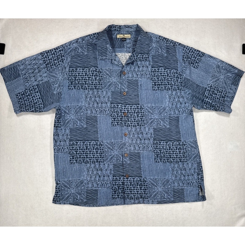 Men's Tommy Hilfiger XL blue 100%‎ Cotton Short-Sleeve excellent